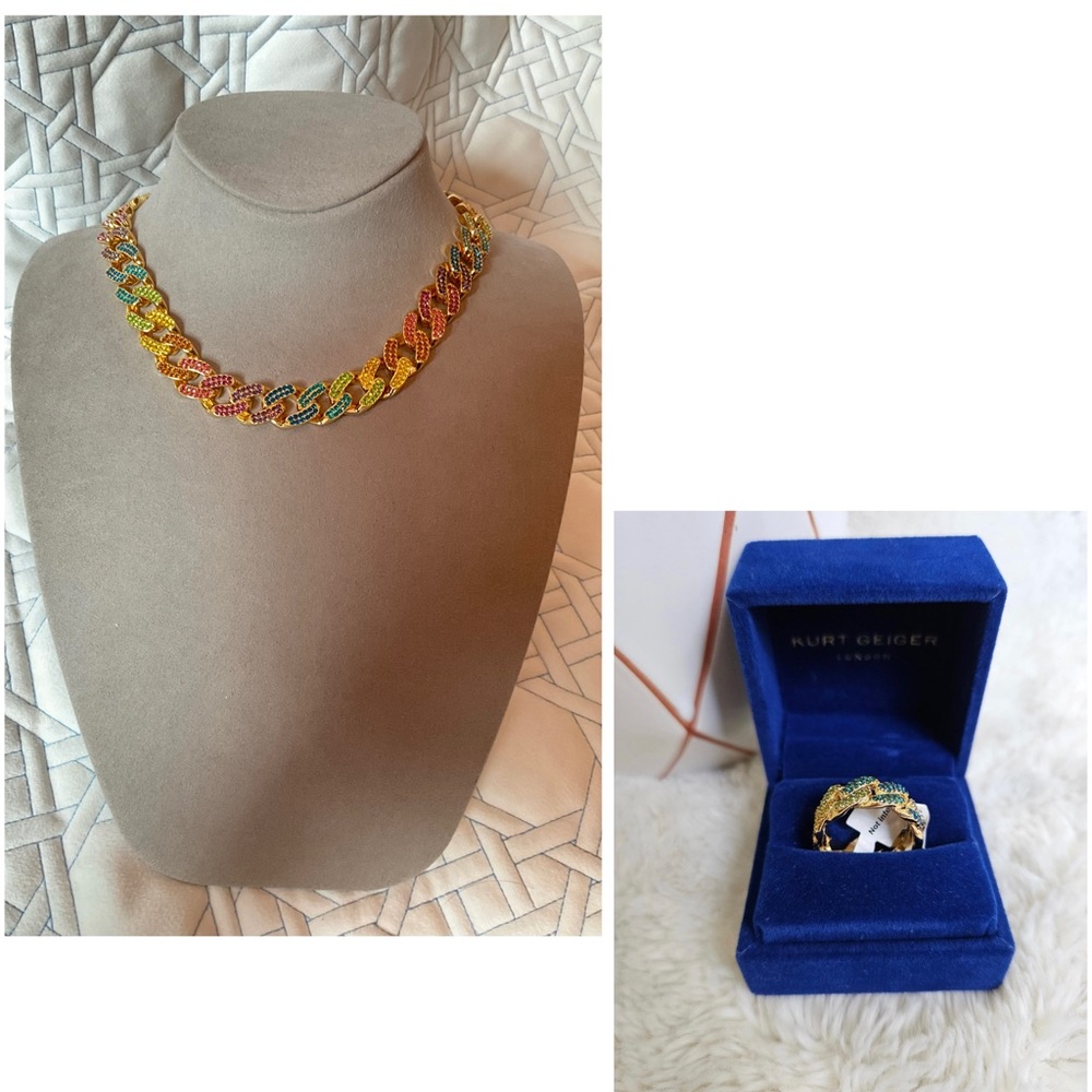 Kurt Geiger jewelry set Necklace & Ring